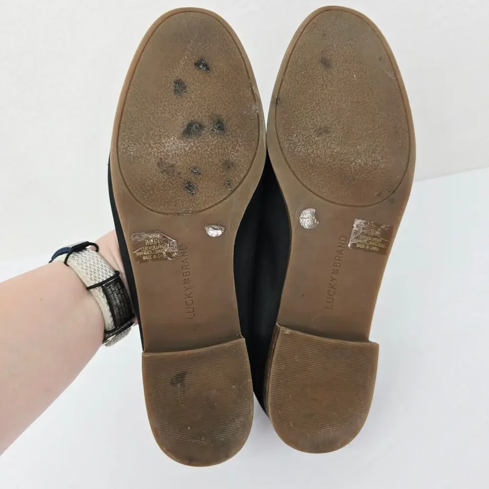 Lucky Brand Caylon Women's Penny Loafers Black 9.5